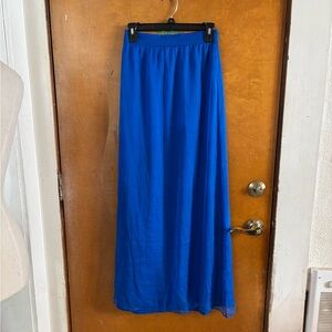 Alice + Olivia royal blue maxi skirt.   Xs